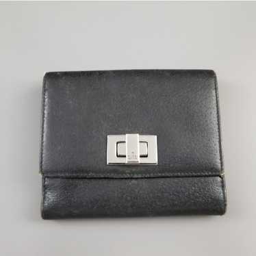 GUCCI GG Vintage Classic Double Sided Flap Wallet/