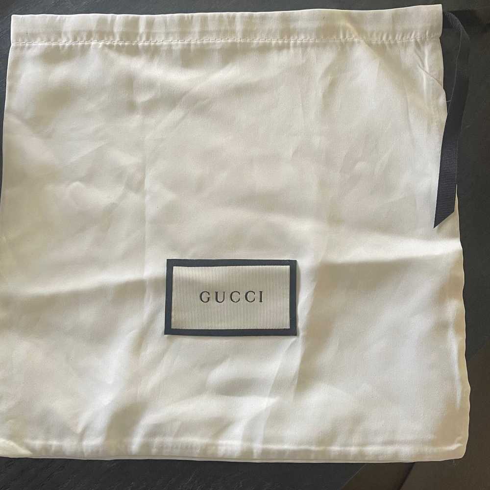 Vintage black gucci wallet with duster - image 7