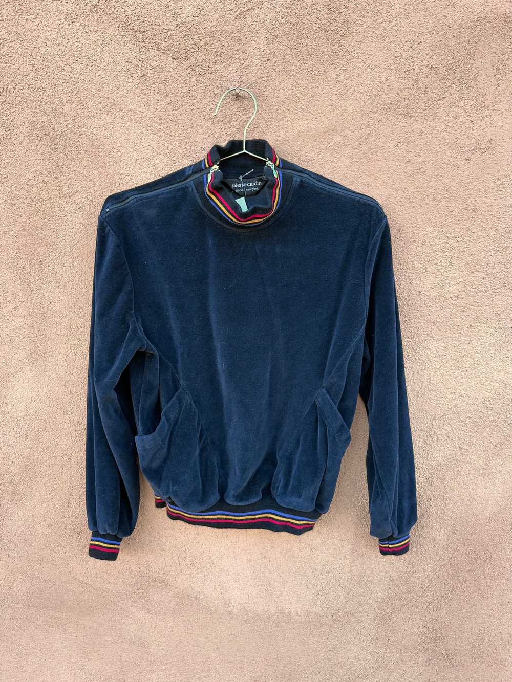 Pierre Cardin Velveteen Sweatshirt with Pockets - image 1