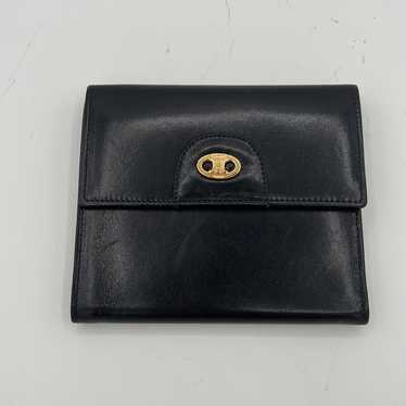 Celine Dark Navy Leather Wallet