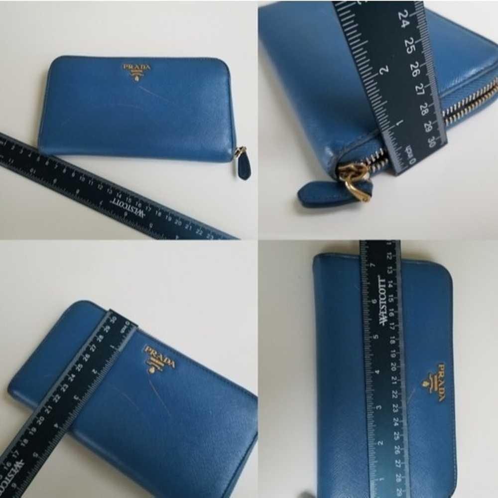 PRADA Beautiful Large Zippy compact wallet Italy - image 4