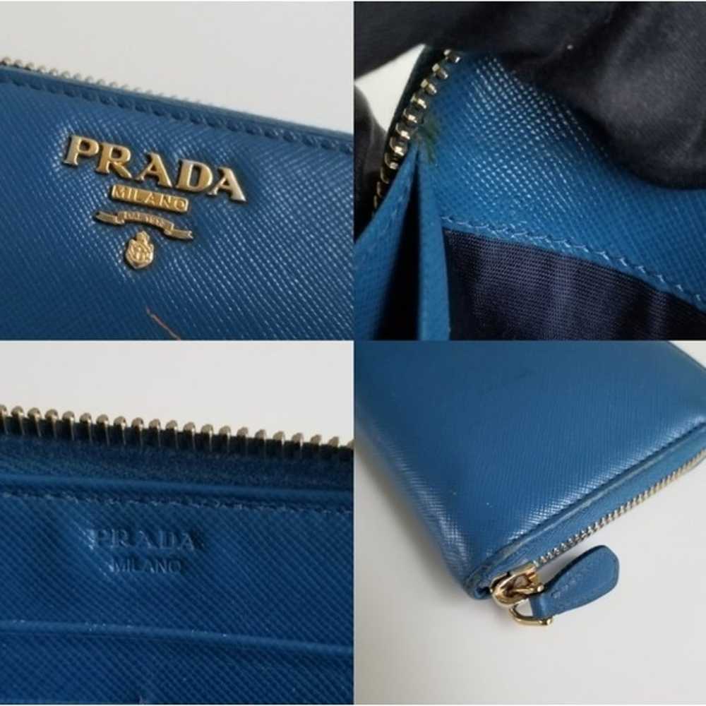 PRADA Beautiful Large Zippy compact wallet Italy - image 6
