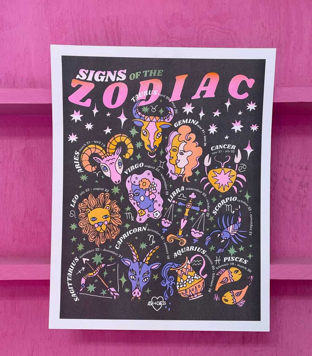 NEW Zodiac Print - image 1