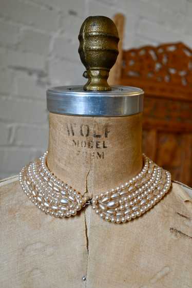 50s Ivory Pearl Collar