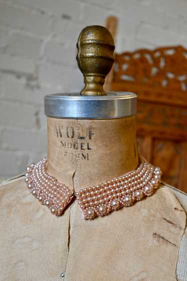 50s "Truly Regal" Pink Pearl Collar