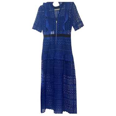 Self-Portrait Lace mid-length dress