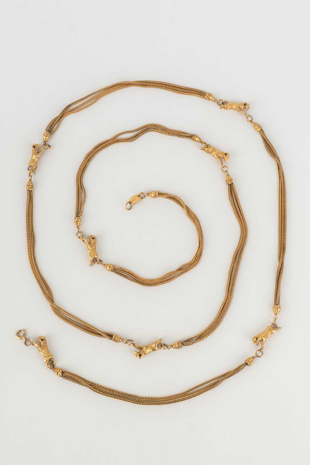 Chanel "ram head" necklace - image 2