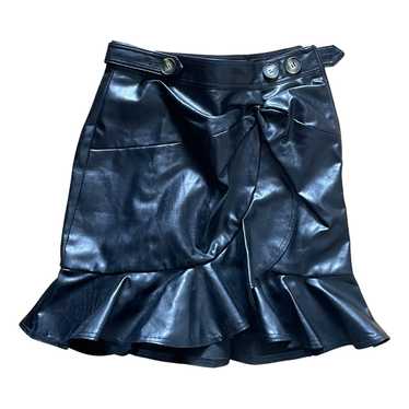 Self-Portrait Leather mini skirt - image 1