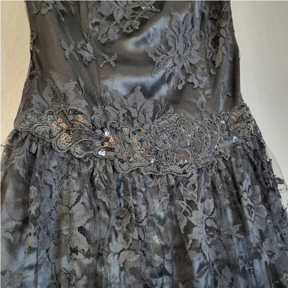 Vintage Scott McClintock Corset Tulle Floral Lace… - image 4