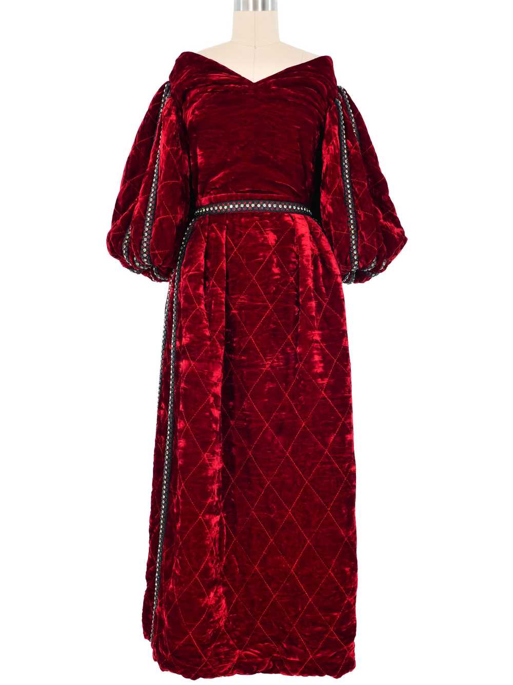 Adolfo Tudor Inspired Velvet Ensemble - Gem