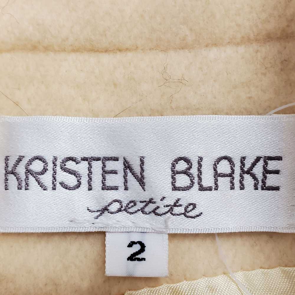 Kristen Blake Women Cream Coat Sz 2 - image 4
