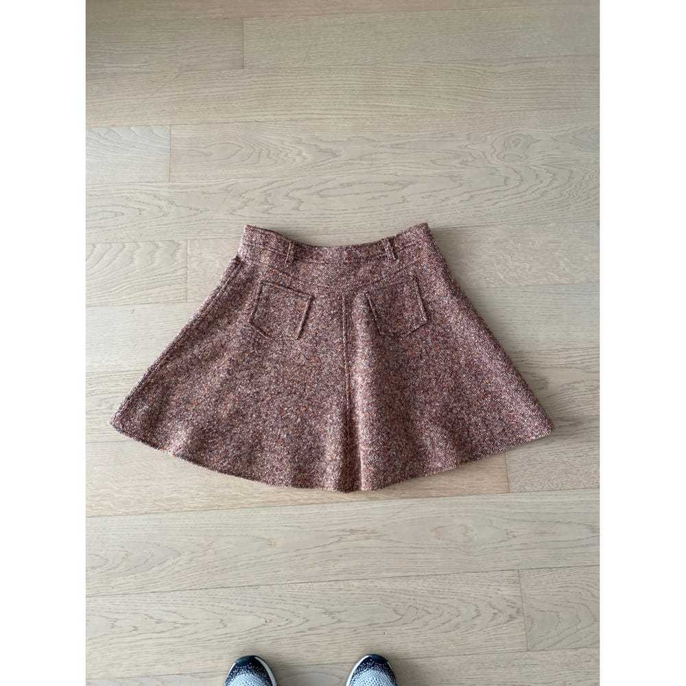 Miu Miu Wool mid-length skirt - image 2