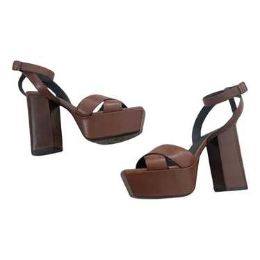 Saint Laurent Farrah leather sandal - image 1