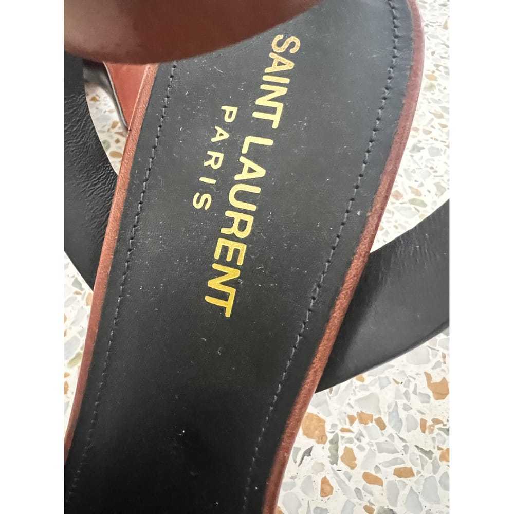Saint Laurent Farrah leather sandal - image 7