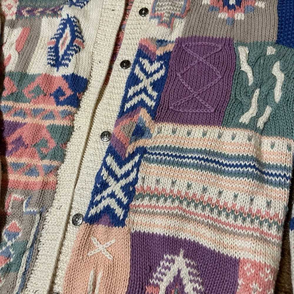 Vintage Woolrich Cardigan Sweater Medium - image 2