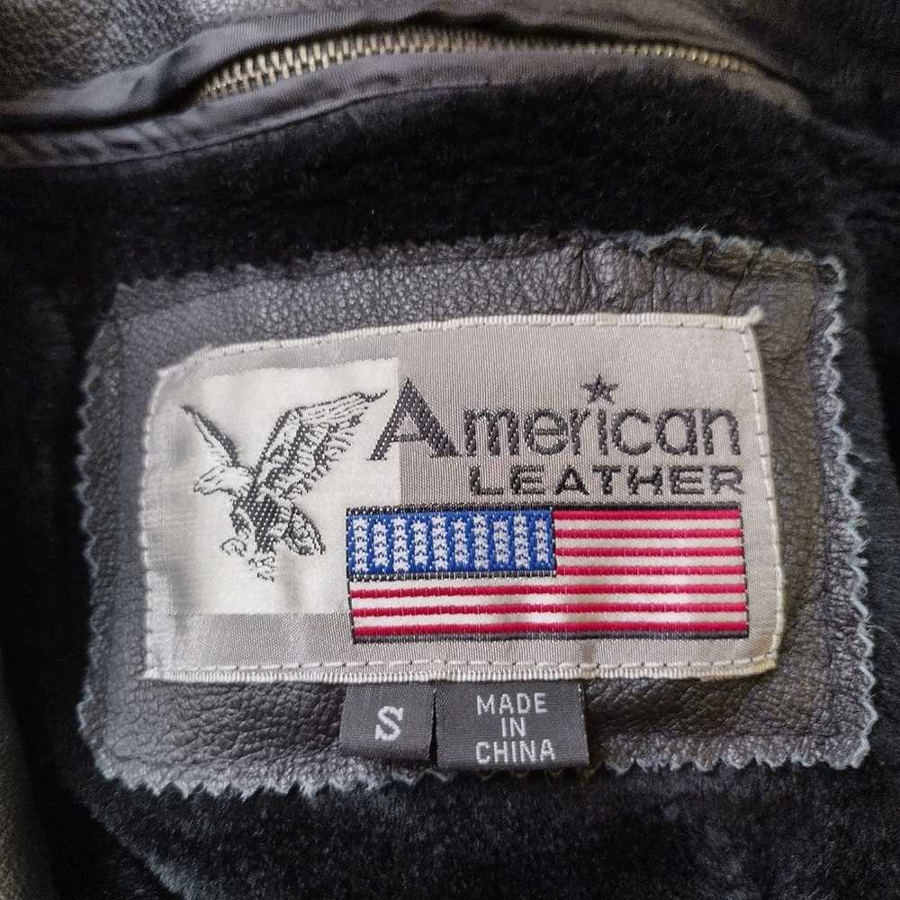 Vintage - American Leather - Genuine Leather Bomb… - image 2