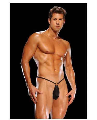 Male Power G-string W/front Ring - image 1