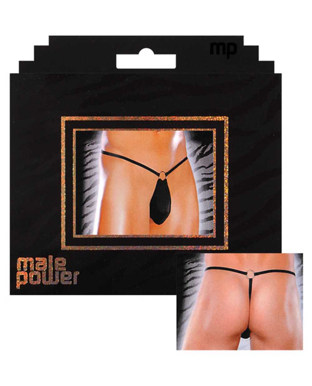 Male Power G-string W/front Ring - image 2