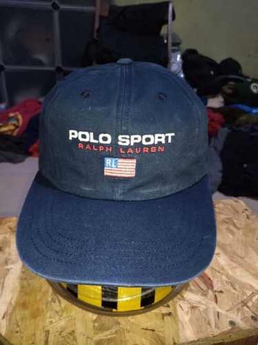 90s Polo Sport キャップ 台湾製 白 90s polosport ocean challenge キャップ/白 ralphlauren ポロ