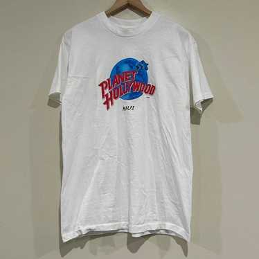 「貴重」PLANET HOLLYWOOD Hawaii Tシャツ L PLANET HOLLYWOODプラネットハリウッド 90sビンテージTシャツ