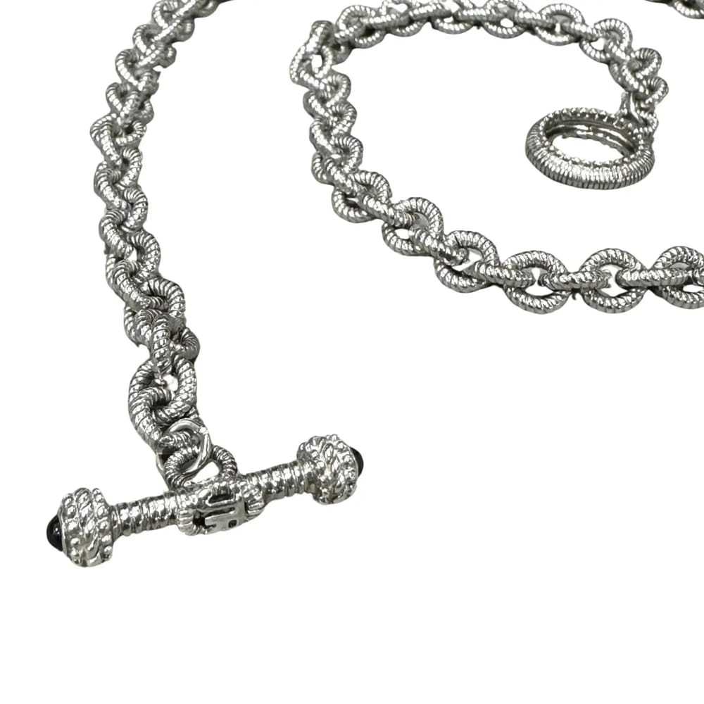 Judith Ripka Silver necklace - image 2
