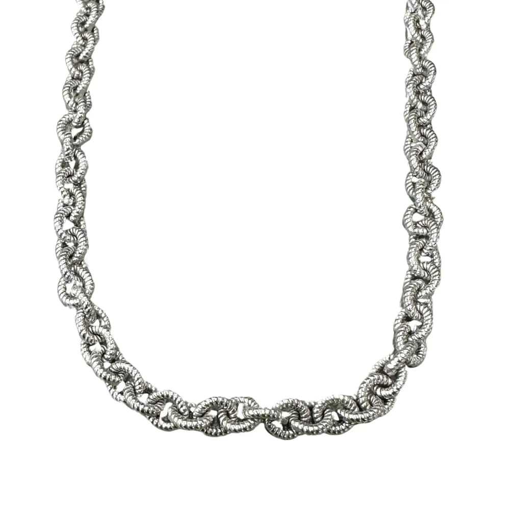 Judith Ripka Silver necklace - image 5