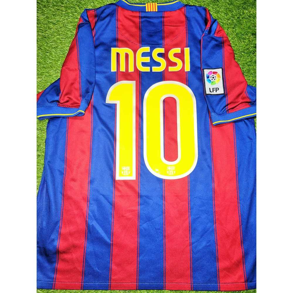 Nike Messi Barcelona 2009 2010 Home Soccer Jersey… - image 1