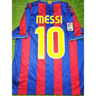 Nike Messi Barcelona 2009 2010 Home Soccer Jersey… - image 1