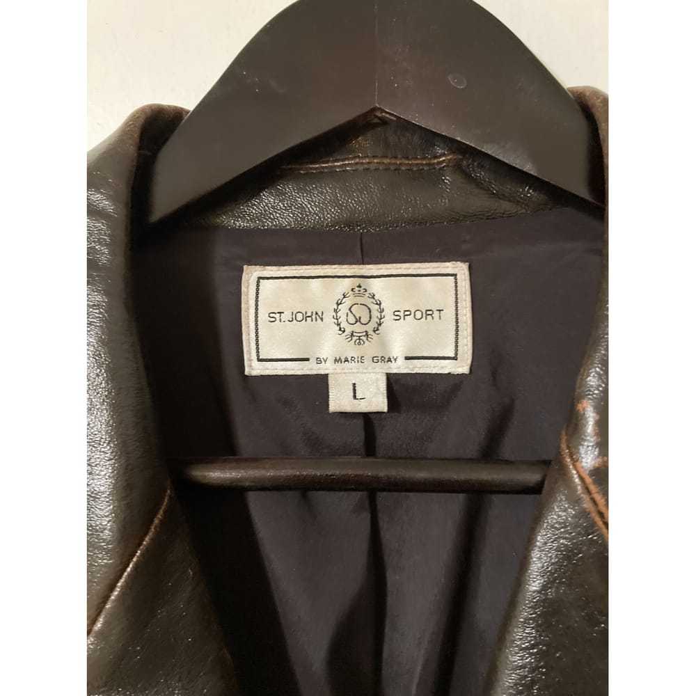 St John Leather jacket - image 4
