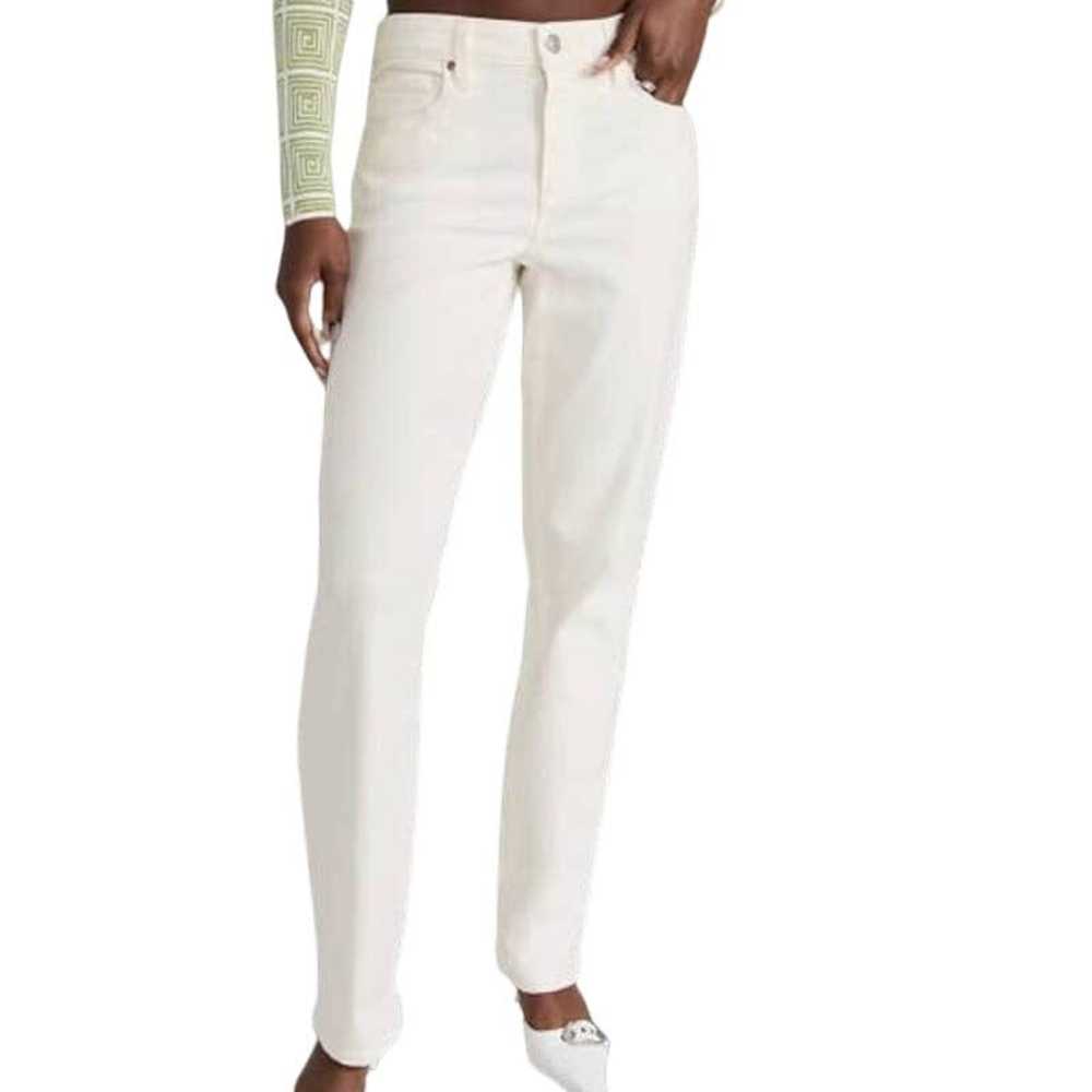 Paige Paige Mid Rise Relaxed Fit Noella Straight … - image 1
