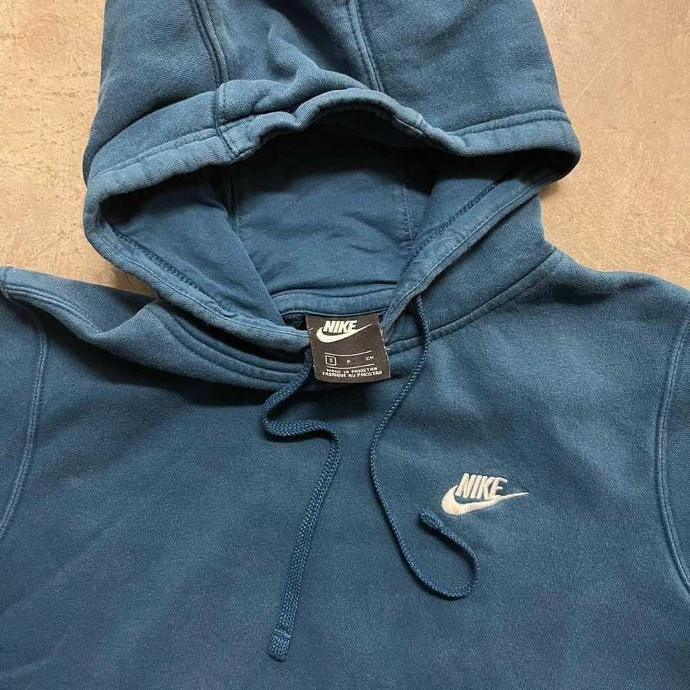 Nike Casual Blue Pullover Hoodie Mens Small - image 2