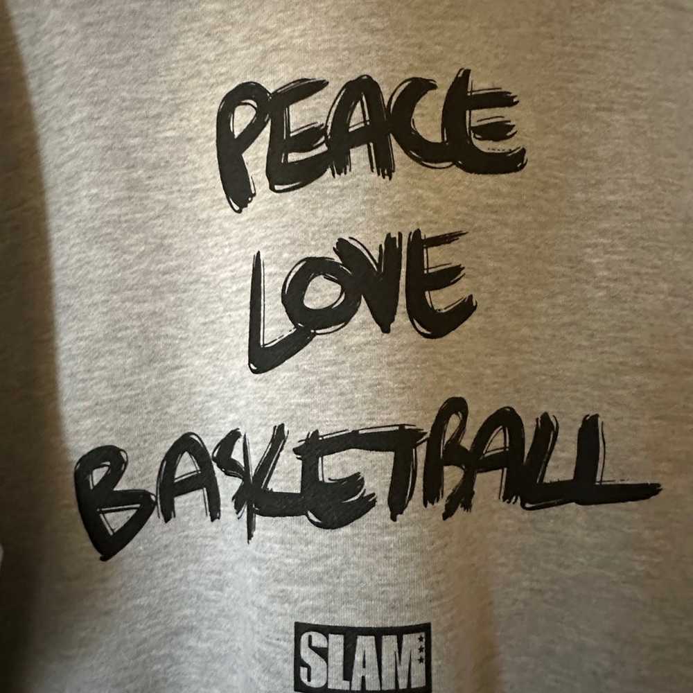 SLAM MAGAZINE PEACE LOVE BASKETBALL HOODIE - image 2