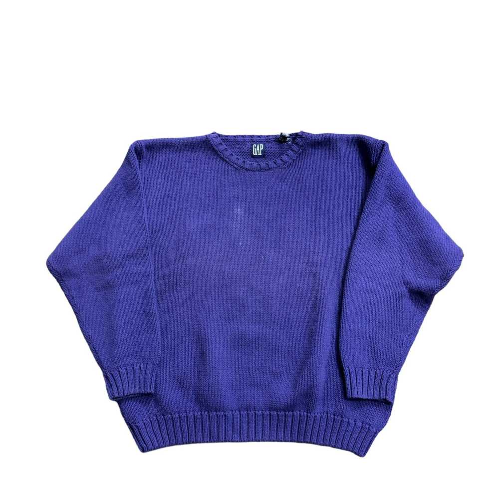 Vintage 90s VTG Purple Gap Cotton Heavy Weight Pu… - image 1