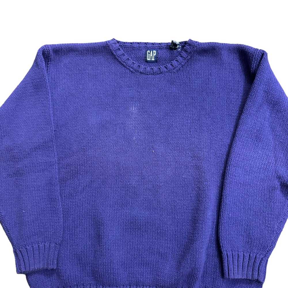 Vintage 90s VTG Purple Gap Cotton Heavy Weight Pu… - image 5