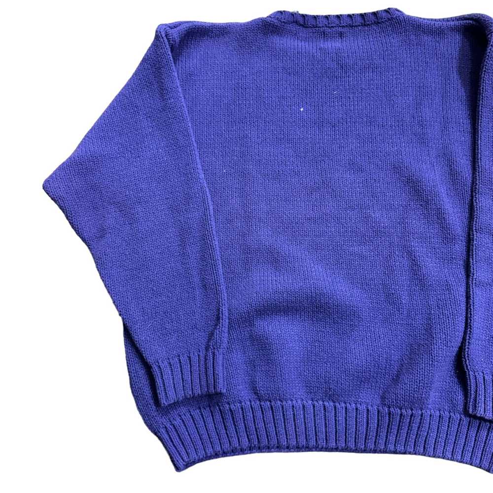 Vintage 90s VTG Purple Gap Cotton Heavy Weight Pu… - image 9