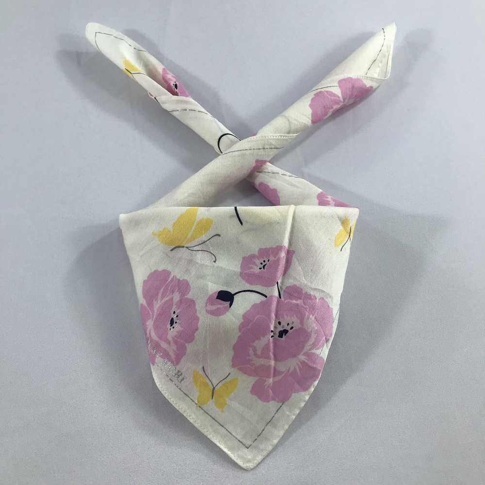 Hanae Mori × Vintage Hanae Mori Handkerchief / Ne… - image 1