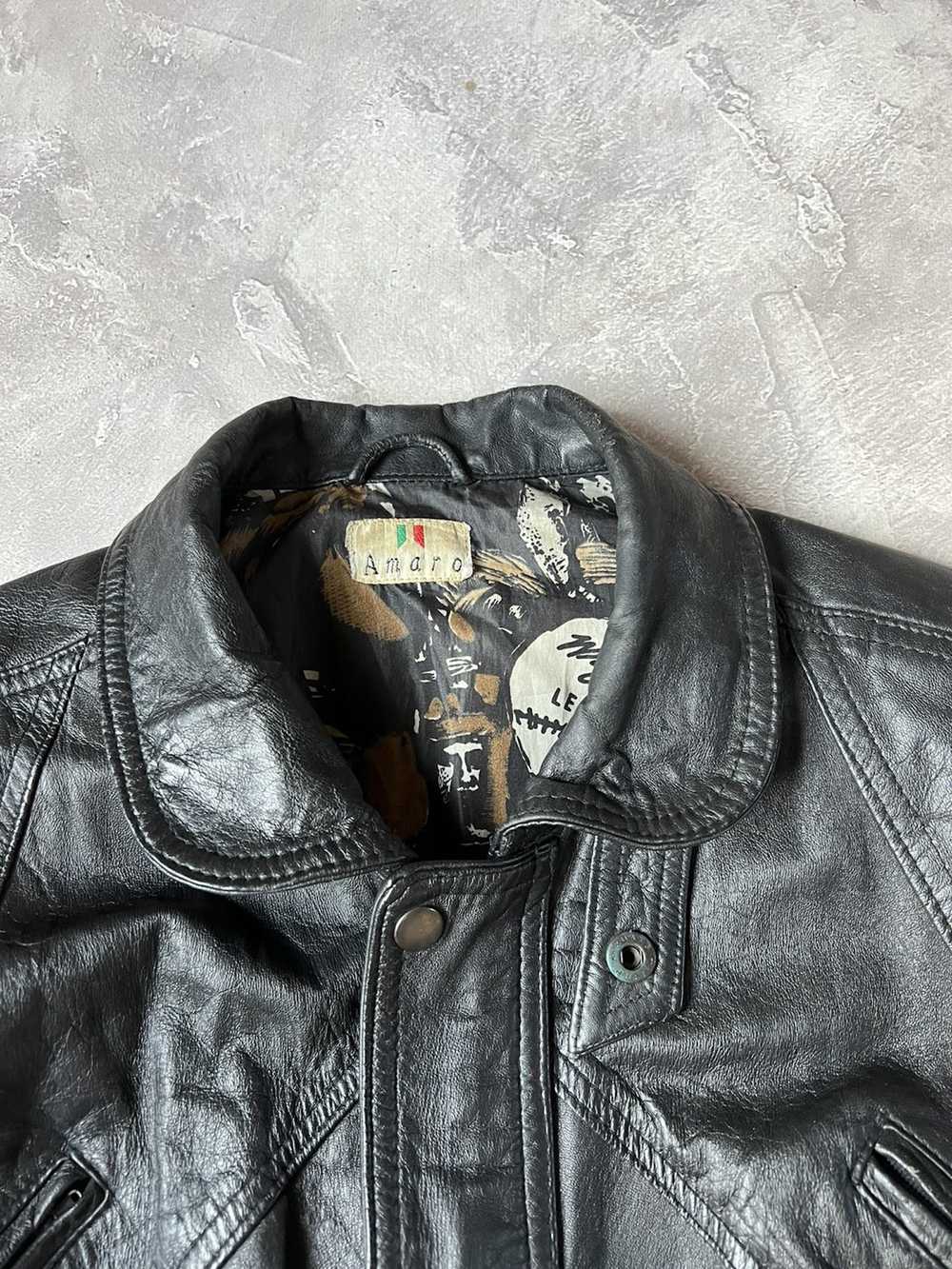 Japanese Brand × Leather Jacket × Racing Vintage … - image 6