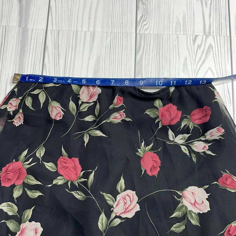 Vintage 90s vintage Pretty Girl Floral Maxi Skirt… - image 5