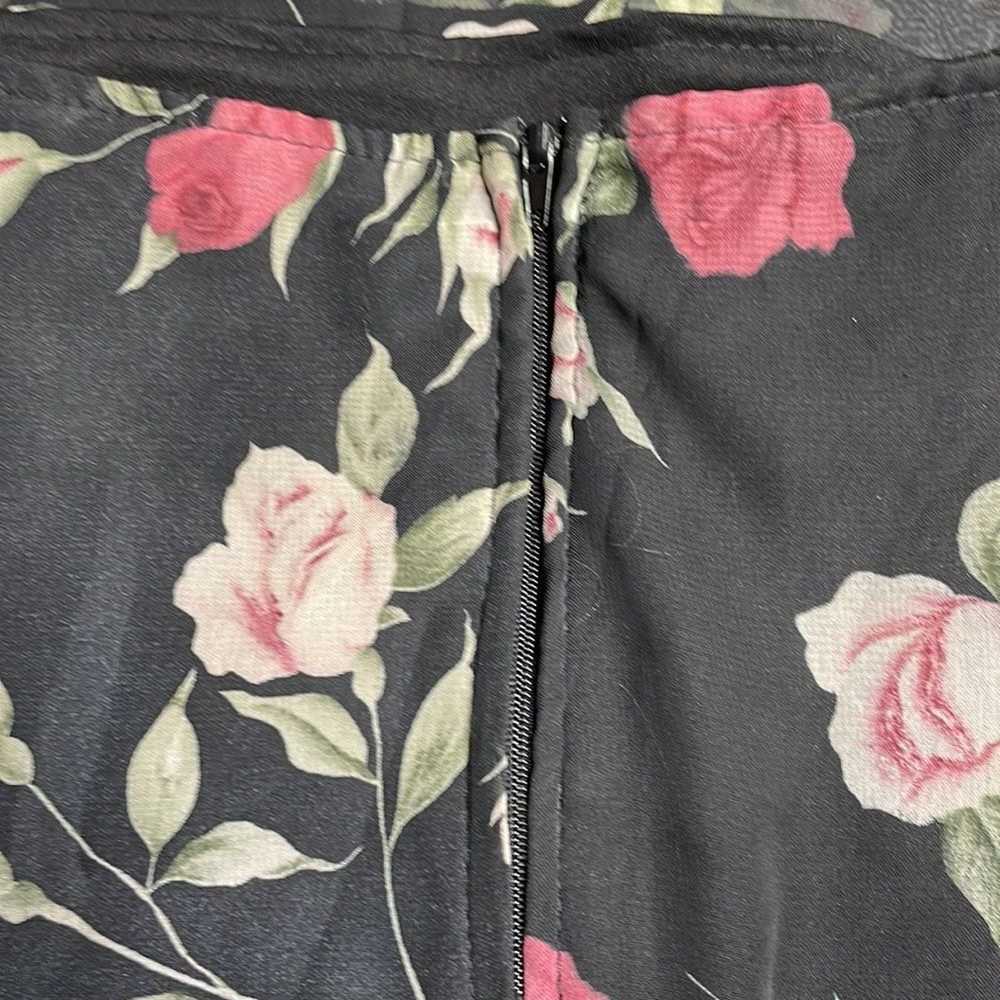Vintage 90s vintage Pretty Girl Floral Maxi Skirt… - image 7