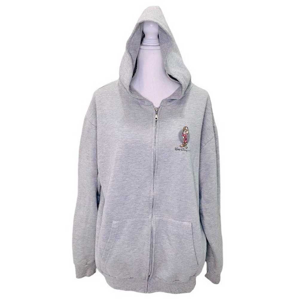 Disney World Vintage Grumpy Zip Up Hoodie X-Large… - image 1