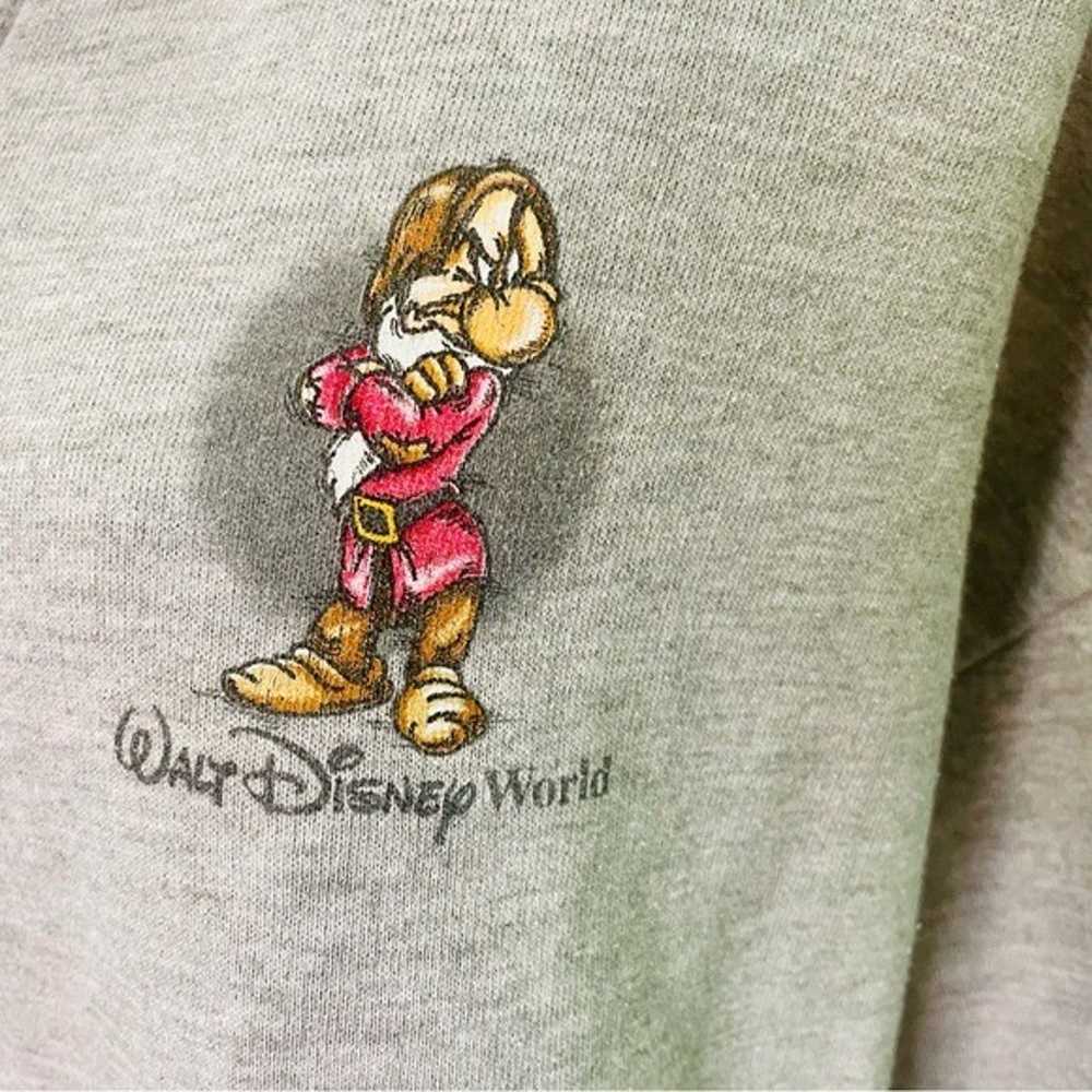 Disney World Vintage Grumpy Zip Up Hoodie X-Large… - image 2