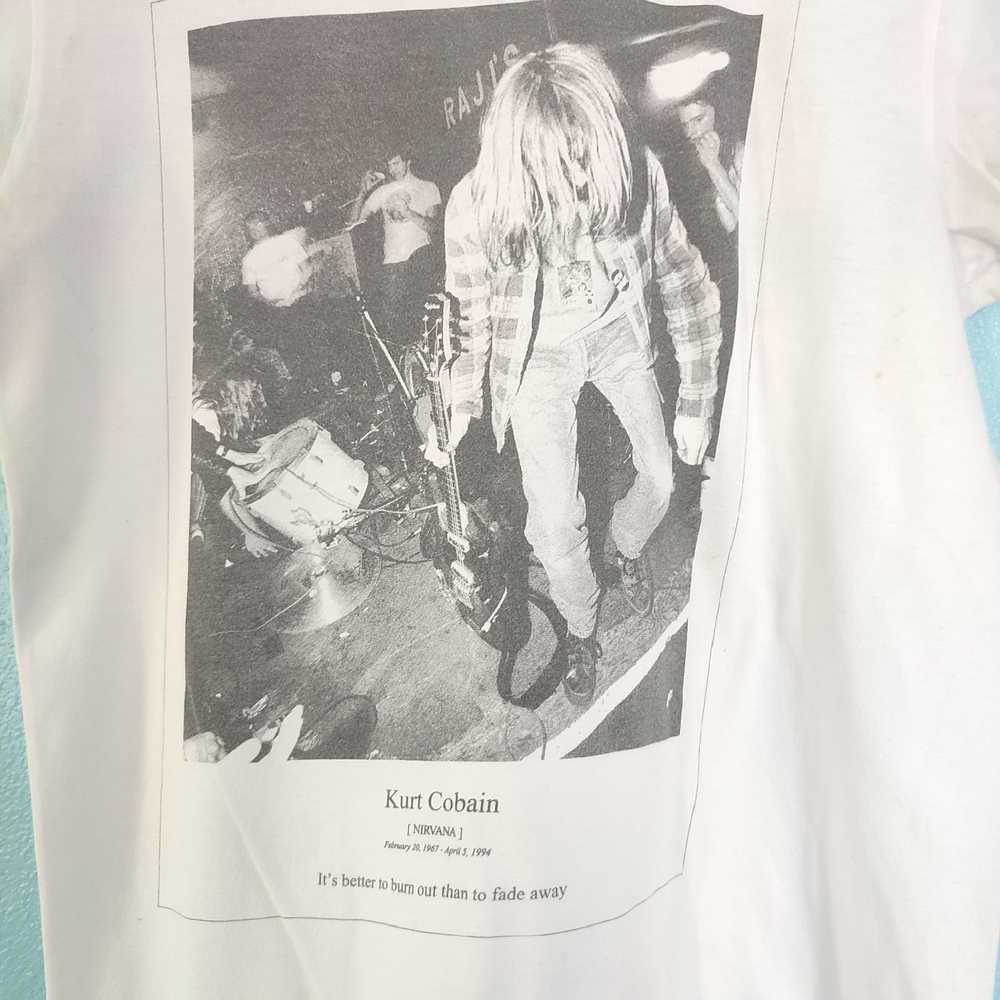 Band Tees × Kurt Cobain × Vintage KURT COBAIN Nir… - image 2