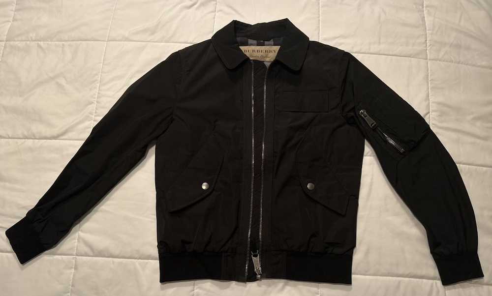 Burberry Burberry Black Bomber Jacket - image 2