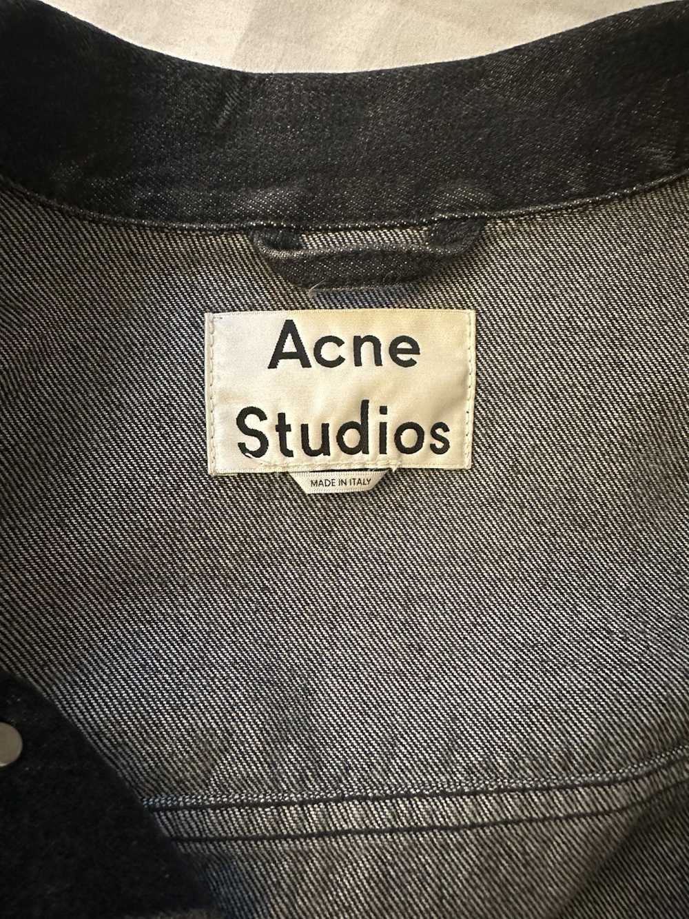 Acne Studios Black denim jacket - image 3