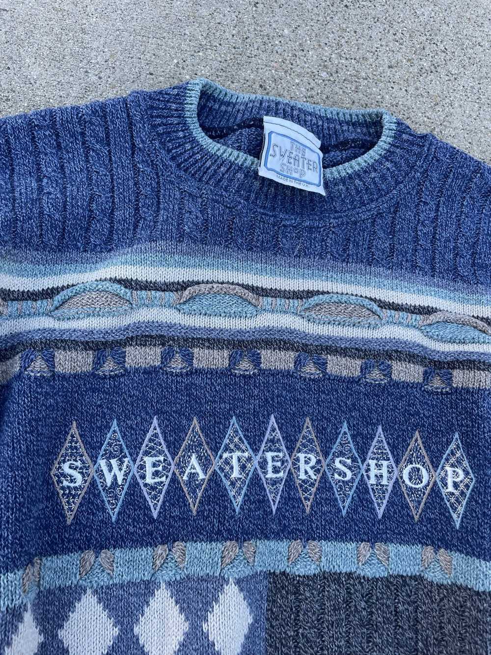 Coloured Cable Knit Sweater × Vintage Sweatershop… - image 3