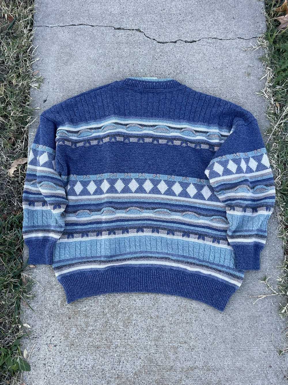 Coloured Cable Knit Sweater × Vintage Sweatershop… - image 5