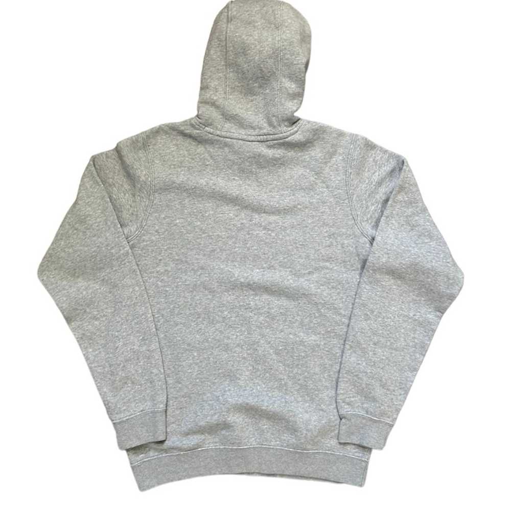 Vtg Nike Swoosh Grey Hoodie Pullover Mens Sz Small - image 2