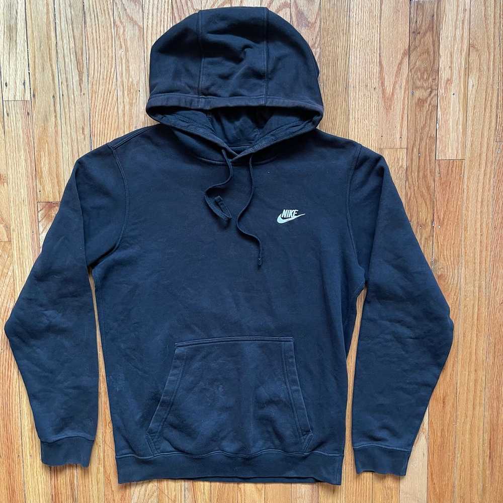 Vintage Nike Embroidered Chest Swoosh Logo Hoodie - Gem