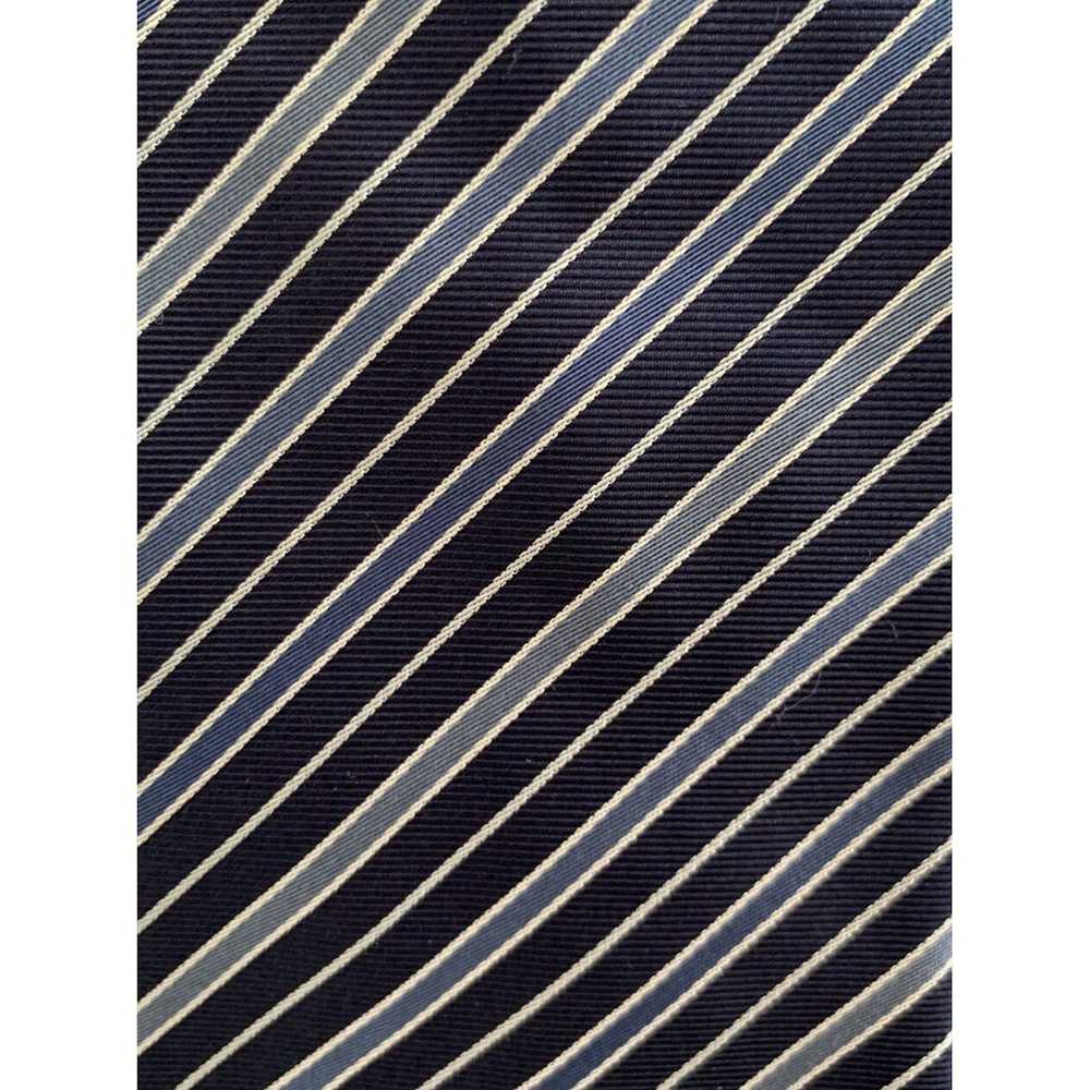 Burberry BURBERRY LONDON Blue Striped Tie Silk It… - image 6