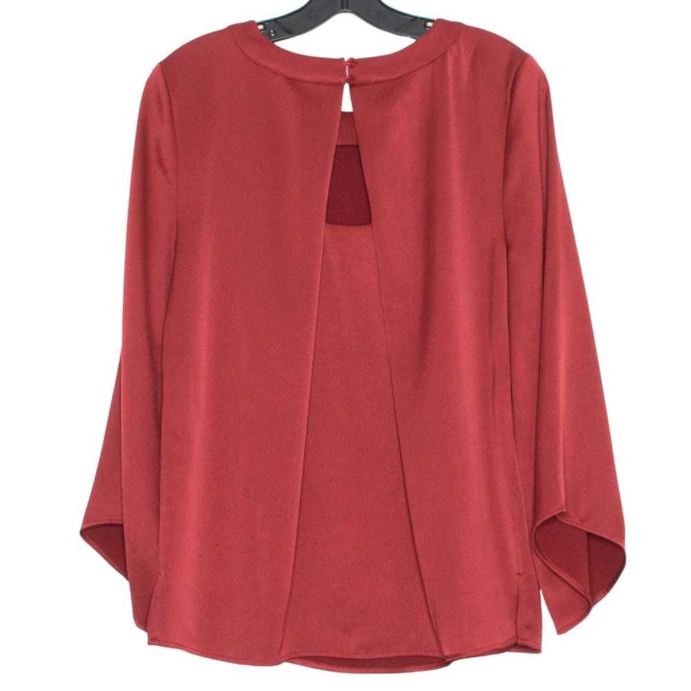 Chicos Chicos Top Back Cutout Tunic Holiday Red S… - image 2